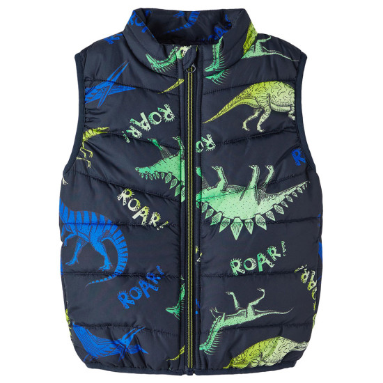 Name It Βρεφικό αμάνικο μπουφάν Vest Dino Roar